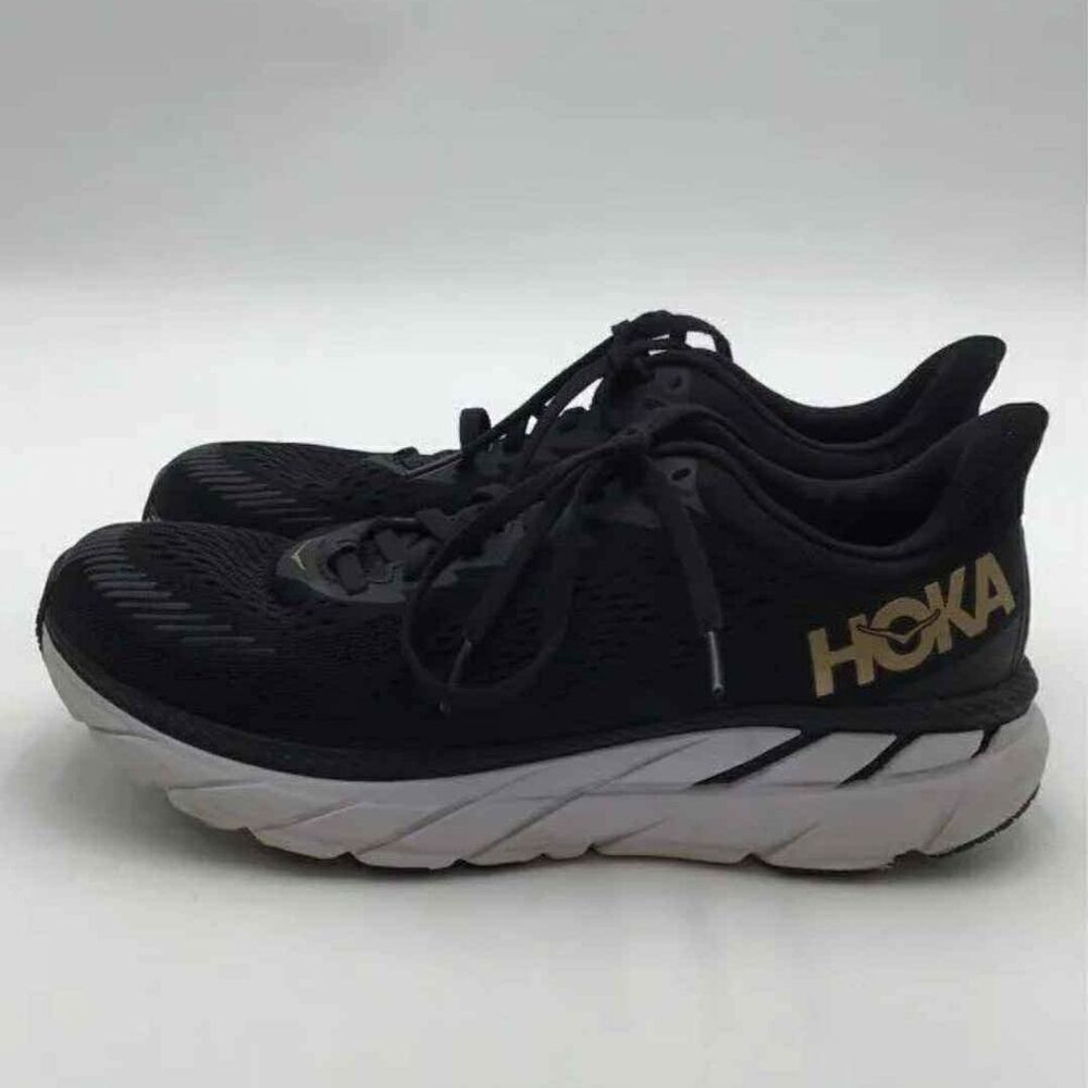Hoka One One Black Low Top Lace Up Athletic Shoes - Women 12 or Men 10.5